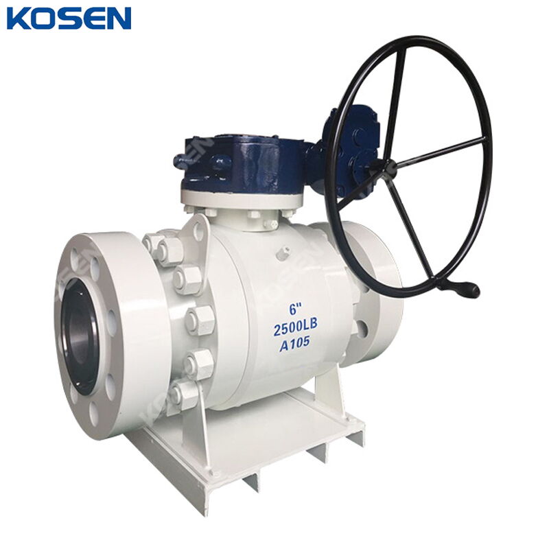 High Pressure Trunnion Ball Valve, API 6D, A105, 6 IN, CL2500