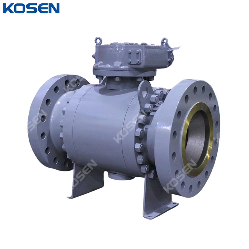 Reduced Bore Trunnion Ball Valve, ASTM 105N, 2-48 Inches, RF