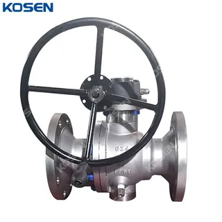 ASTM A890 4A Trunnion Ball Valve, API 6D, 6 * 4 Inch, 150 LB