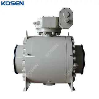 ASTM A350 LF2 Trunnion Ball Valves, API 6D, 28 IN, CL600, BW