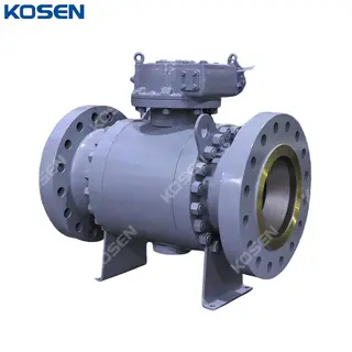 Reduced Bore Trunnion Ball Valve, ASTM 105N, 2-48 Inches, RF