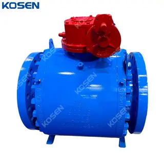3 Piece Trunnion Ball Valve, API 6D, A105N, 16 IN, CL300, RF