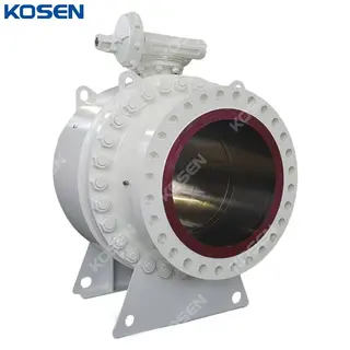Custom Trunnion Mounted Ball Valve, API 6D, A105, RF Flanged