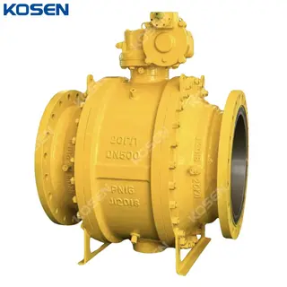 GOST Trunnion Mounted Ball Valve, ASTM A216 WCB, DN500, PN16