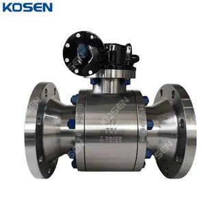 ASTM A182 F51 Trunnion Ball Valve, API 6D, 6 * 4 Inch, CL150