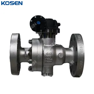 ASTM A494 CU5MCuC Trunnion Ball Valve, API 6D, 4*3 IN, CL600