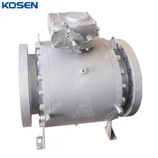 ASTM A105 Trunnion Ball Valves, API 6D, 14 Inch, 300 LB, RF