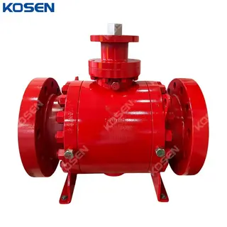 API 6D Trunnion Ball Valve, ASTM A105N+Inconel 625, CL900 LB