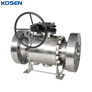Duplex Steel Trunnion Ball Valve, API 6D, A182 F51, Custom