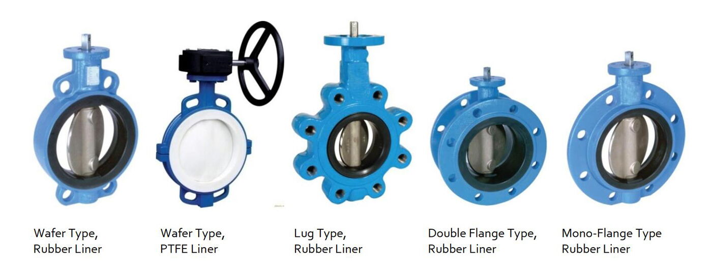 Centerline Butterfly Valves with Different End Connections