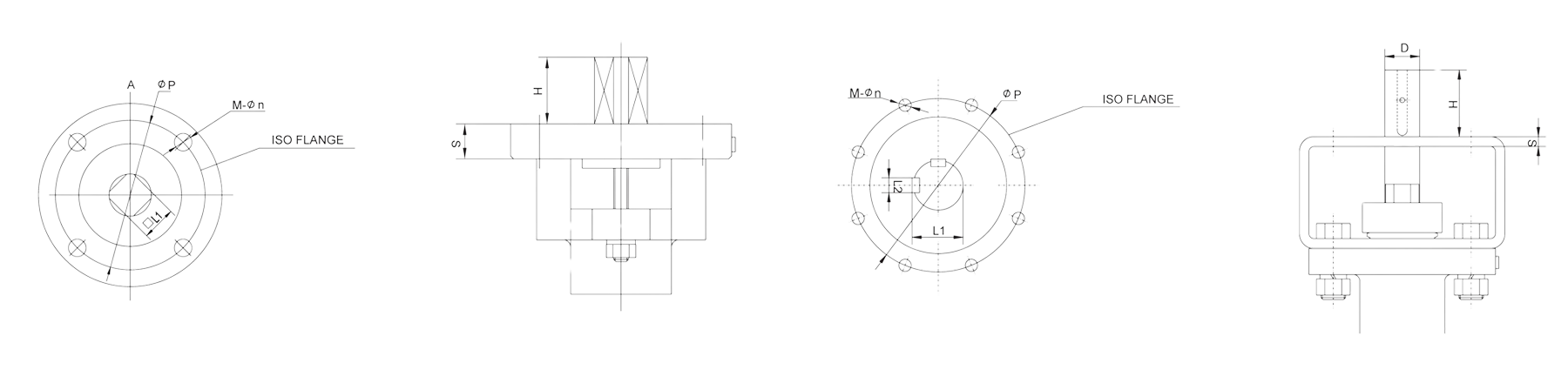 Centerline Type Butterfly Valve ISO 5211 Top Mounting