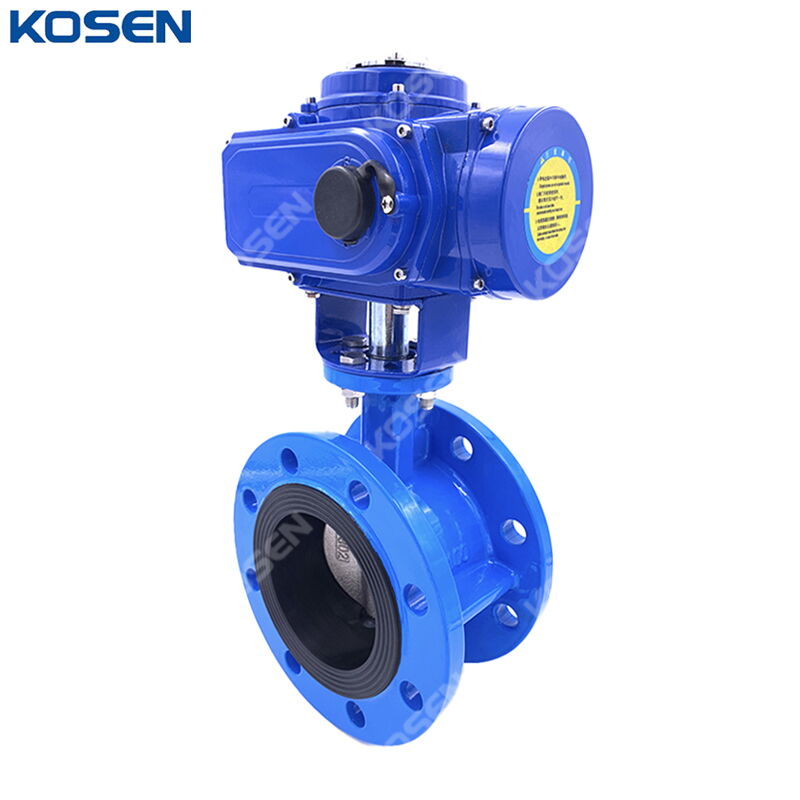 Electric Actuated Butterfly Valve, API 609, DI, DN100, PN16