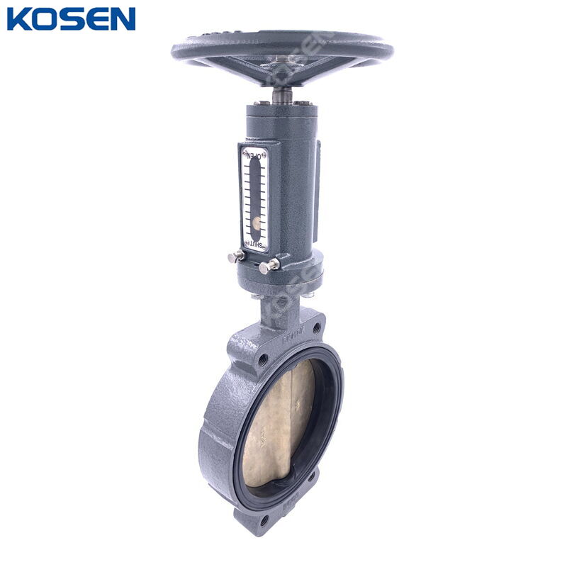 Marine Spiral Butterfly Valve, API 609, GGG40, 4 IN, 5K, 10K