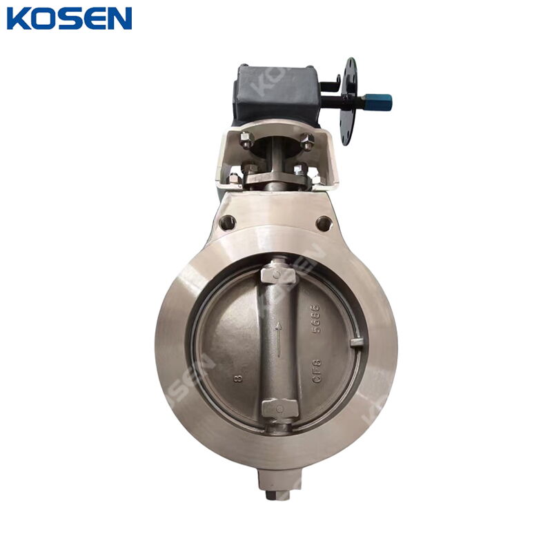 ASTM A351 CF8 Butterfly Valve, 8 Inch, Double Offset, Wafer