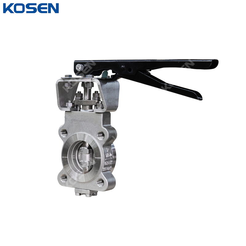 ASTM A351 CF8M Lug Butterfly Valve, 2 Inch, CL150 LB, Lever