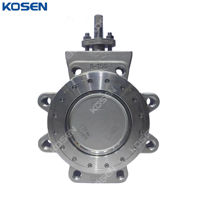 ASTM A351 CF3M Butterfly Valve, API 609 CAT.B, 6 IN, CL150