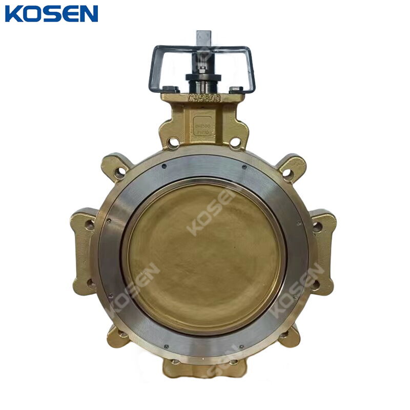 Double Offset Butterfly Valve, API 609, C95800, 12 IN, CL150