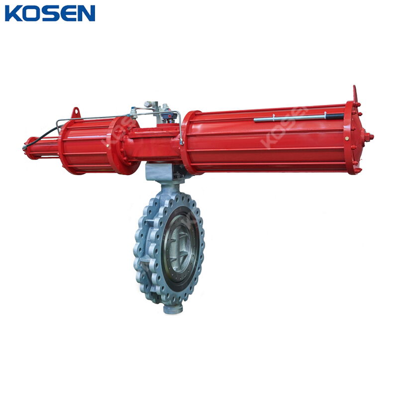 ASTM A216 WCB Lug Butterfly Valve, API 609, 2-64 IN, Pneumatic