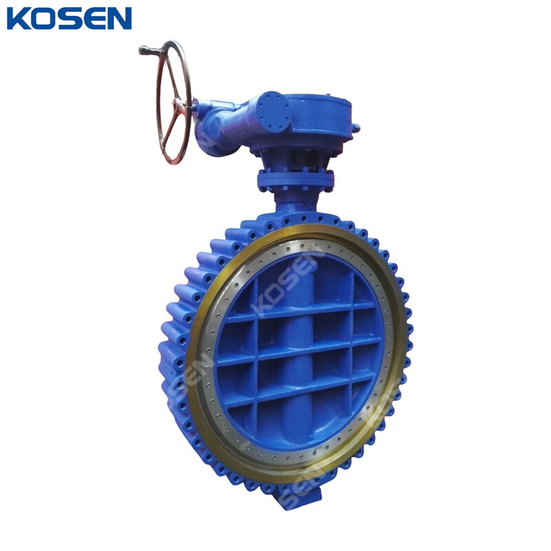 ASTM A217 WC6 Butterfly Valve, 48 Inch, CL150, Triple Offset