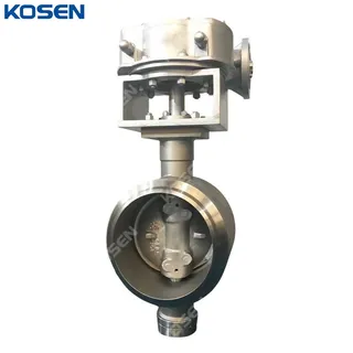 ASTM A351 CF8C Butterfly Valve, API 609, 16 Inch, CL600, BW