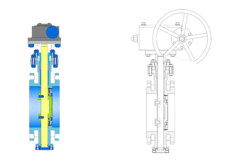 Triple Offset Flanged Butterfly Valve
