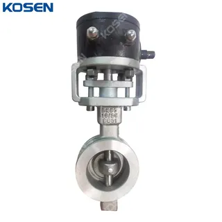 Triple Eccentric Wafer Butterfly Valve, API 609, CF8, DN50