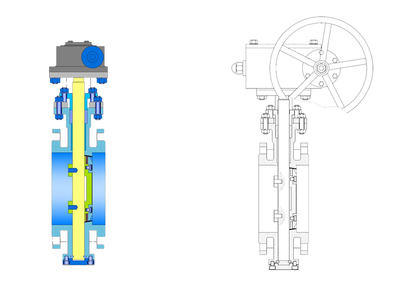 Triple Offset Flanged Butterfly Valve