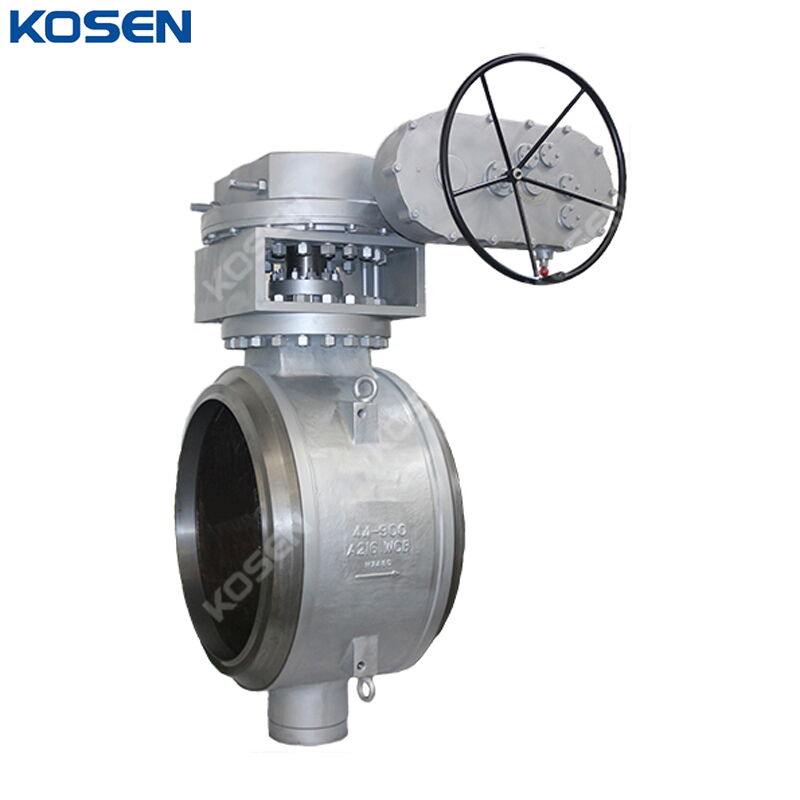 Worm Gear Butterfly Valve, API 609, WCB, 44 Inch, 900 LB, BW