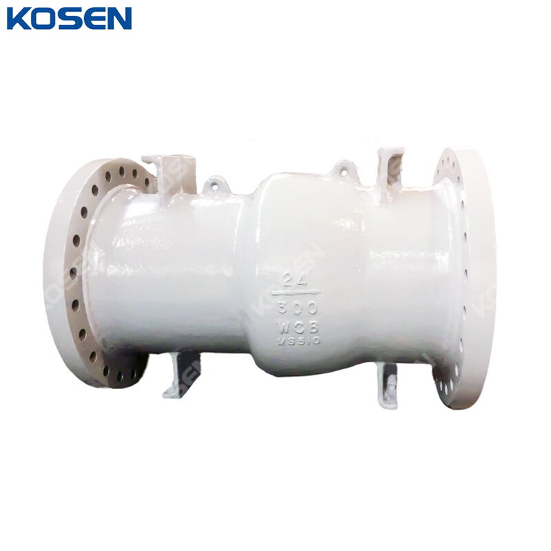 ASTM A216 WCB Axial Check Valve, API 6D, 24 Inch, 300 LB, RF