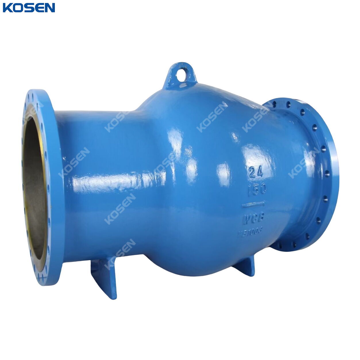ASTM A216 WCB Axial Check Valve, ASME B16.34, 24 IN, CL150
