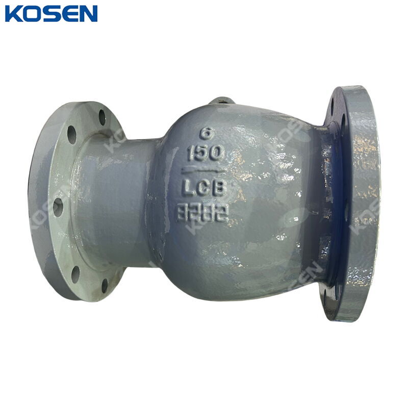 ASTM A352 LCB Axial Check Valve, API 6D, 6 Inch, CL150, RF