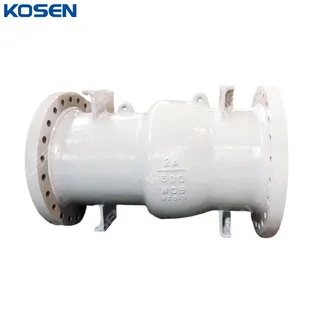 ASTM A216 WCB Axial Check Valve, API 6D, 24 Inch, 300 LB, RF