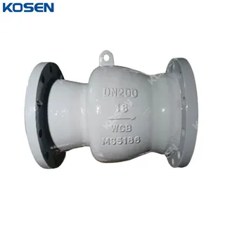 ASME B16.34 Axial Check Valve, ASTM A216 WCB, 8 IN, 150 LB