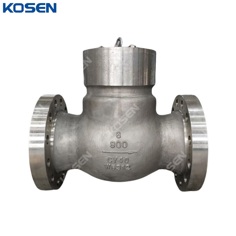 ASTM A494 CY40 Swing Check Valve, BS 1868, 8 IN, CL900, RTJ