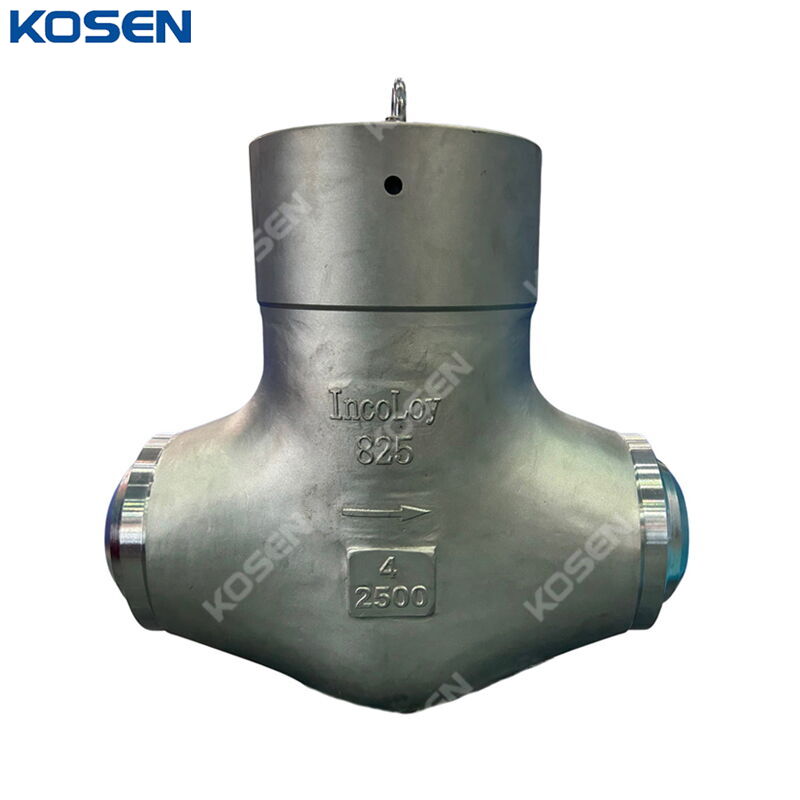 Incoloy 825 Swing Check Valve, BS 1868, 4 Inch, 2500 LB, BW