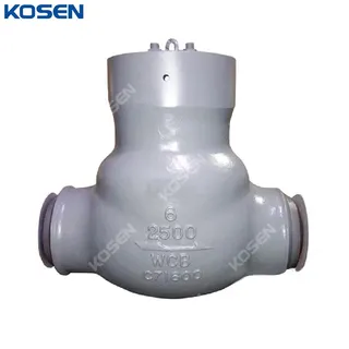 BS 1868 Check Valve, ASTM A216 WCB, 6 IN, CL2500, PSB, BW