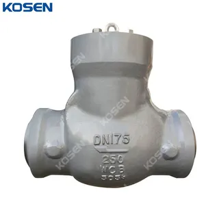 Power Station Check Valve, BS 1868, A216 WCB, 7 IN, 1500 LB