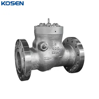 ASTM A351 CF8C Swing Check Valves, API 6D, 8 IN, CL900, PSB