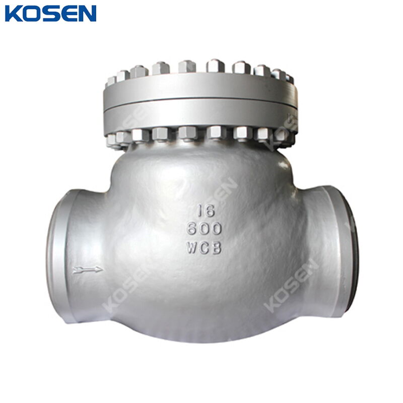 ASTM A216 WCB Swing Check Valve, BS 1868, 16 Inch, CL600, BW
