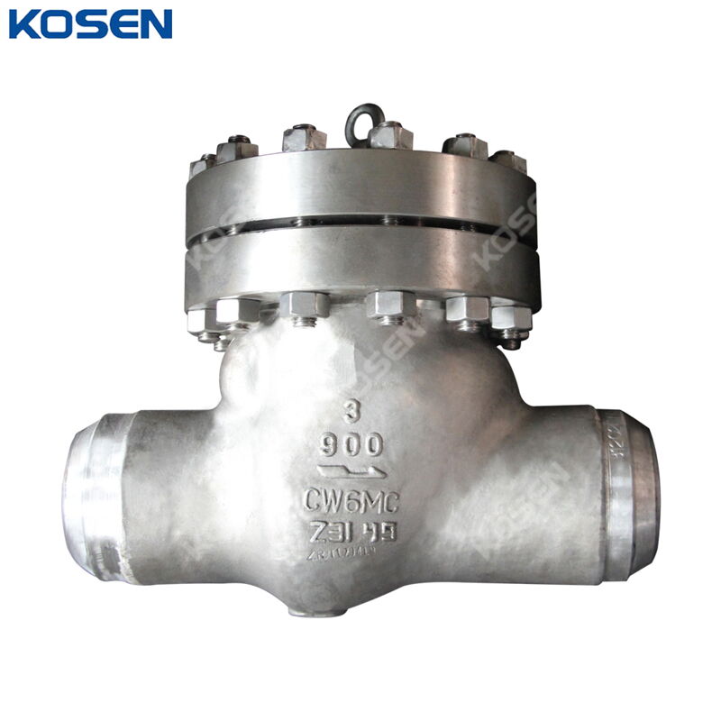 ASTM A494 CW6MC Swing Check Valves, API 6D, 3 IN, CL900, BW