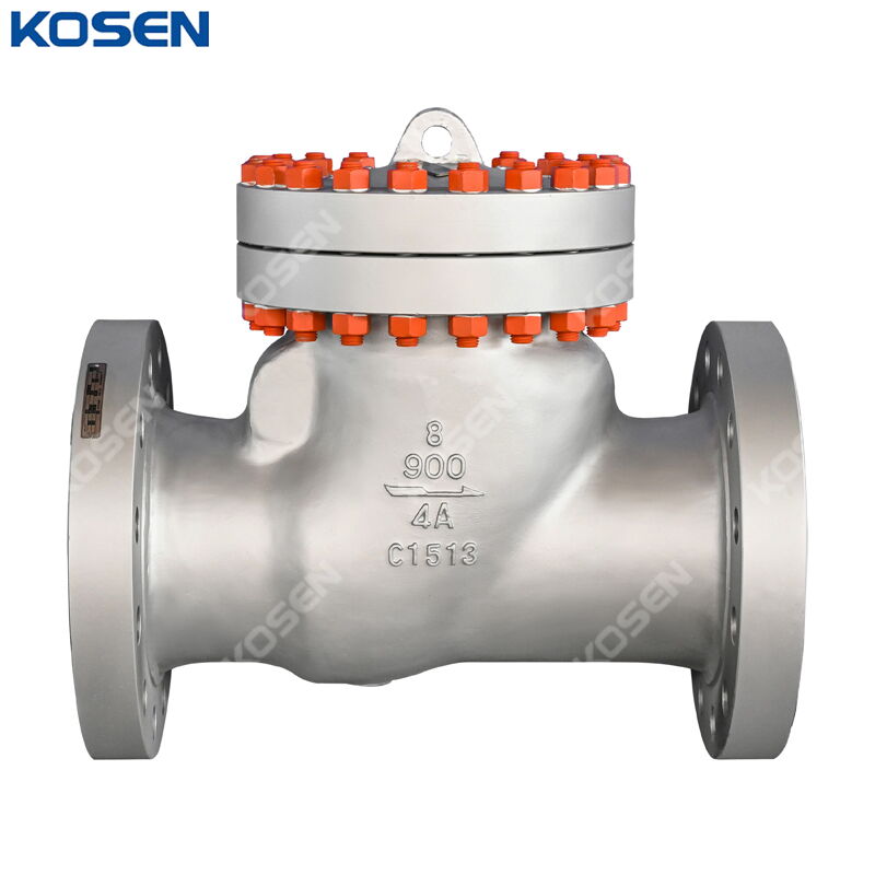 ASTM A890 4A Swing Check Valve, API 6D, 8 IN, CL900, BB, RTJ