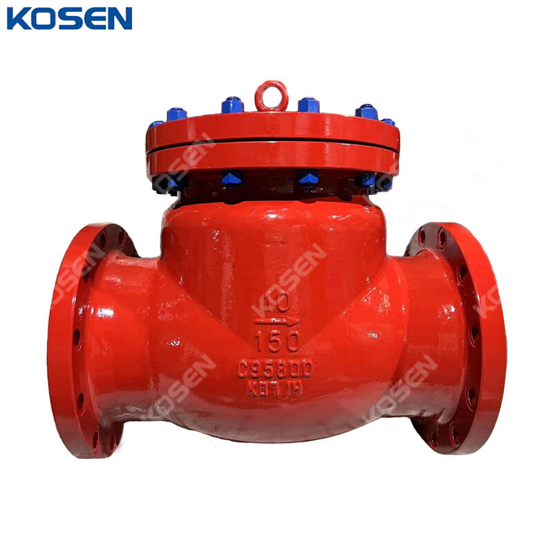 ASTM B148 C95800 Check Valve, BS 1868, 10 Inch, CL150 LB, RF