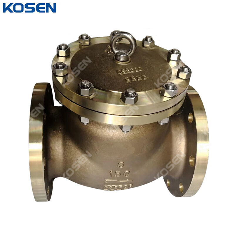 ASTM B148 C95800 Swing Check Valve, API 6D, 6 IN, 150 LB, RF