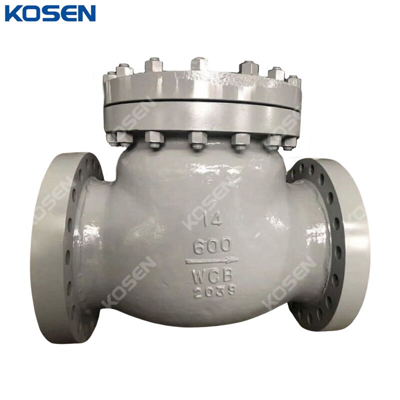 BS 1868 Swing Check Valve, ASTM A216 WCB, 14 Inch, CL600, RF