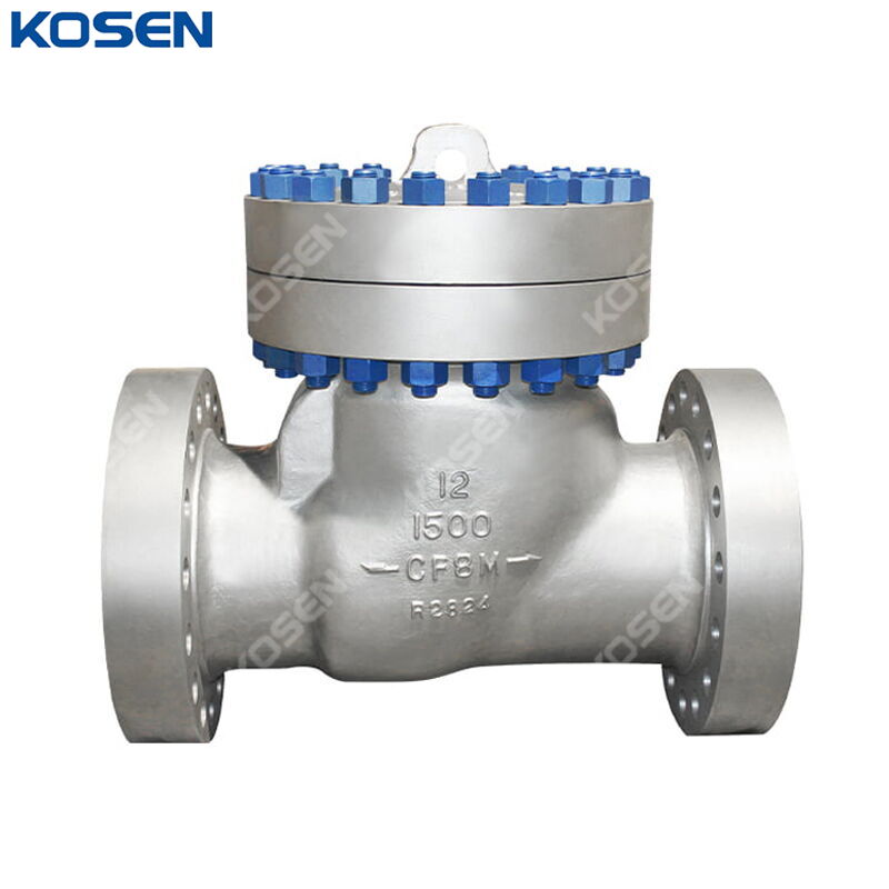 Metal Seated Swing Check Valve, API 6D, CF8M, 12 IN, CL1500