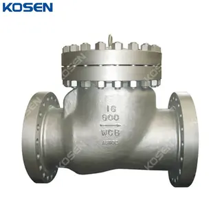 API 6D Swing Check Valves, A216 WCB, 16 Inch, CL900, RTJ, BB