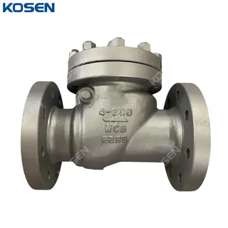 API 6D Swing Check Valve, ASTM A216 WCB, 4 IN, Bolted Bonnet