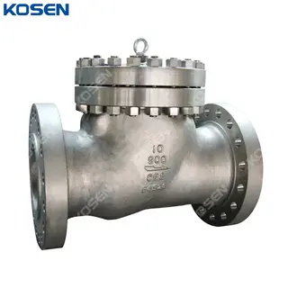 ASTM A351 CF8M Check Valve, API 6D, 10 Inch, 900 LB, BB, RTJ