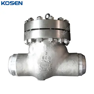 ASTM A494 CW6MC Swing Check Valves, API 6D, 3 IN, CL900, BW