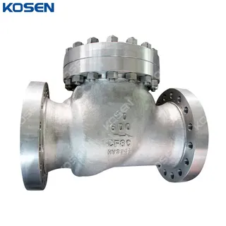 ASTM A351 CF8C Swing Check Valve, API 6D, 10 Inch, CL600, RF